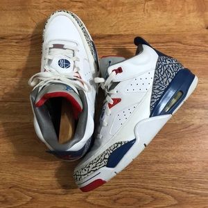 Nike Air Jordan Son Of Mars Blue Cements Size 10.5